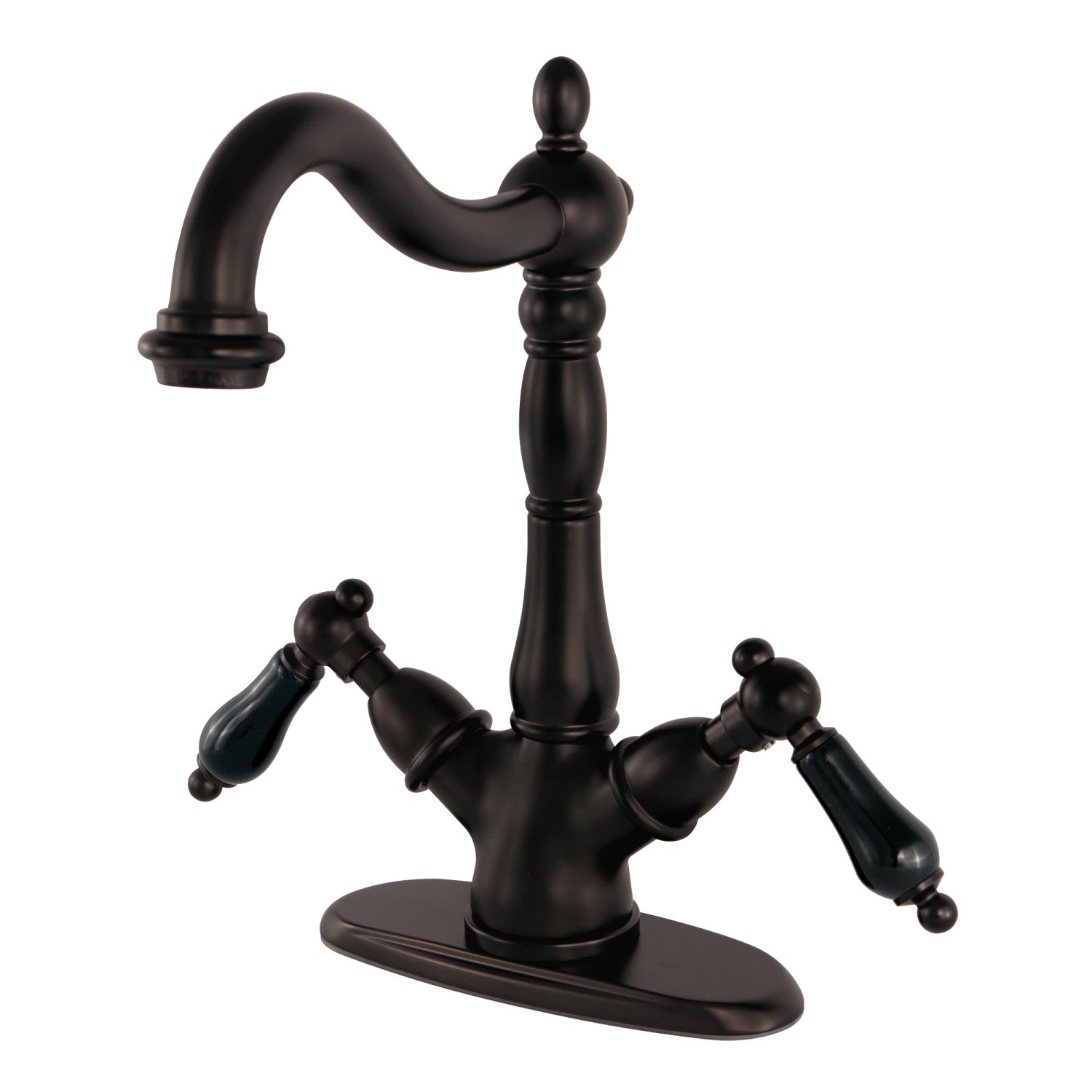 Kingston Heirloom KS1495PKL - Duchess Two-Handle 1-or-3 Hole Deck Mount Vessel Faucet, Oil Rubbed Bronze — image 1
